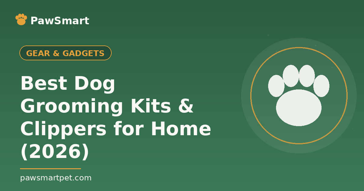 Best Dog Grooming Kits & Clippers for Home (2026) — illustrated PawSmart guide