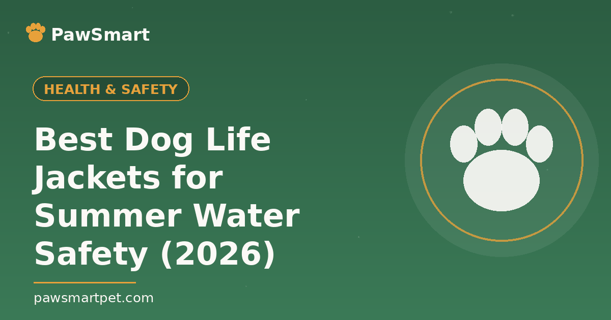 Best Dog Life Jackets for Summer Water Safety (2026) — illustrated PawSmart guide