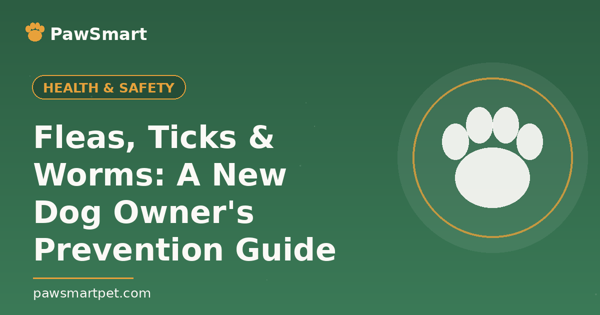 Fleas, Ticks & Worms: A New Dog Owner's Prevention Guide — illustrated PawSmart guide