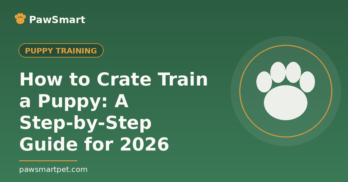How to Crate Train a Puppy: A Step-by-Step Guide for 2026 — illustrated PawSmart guide