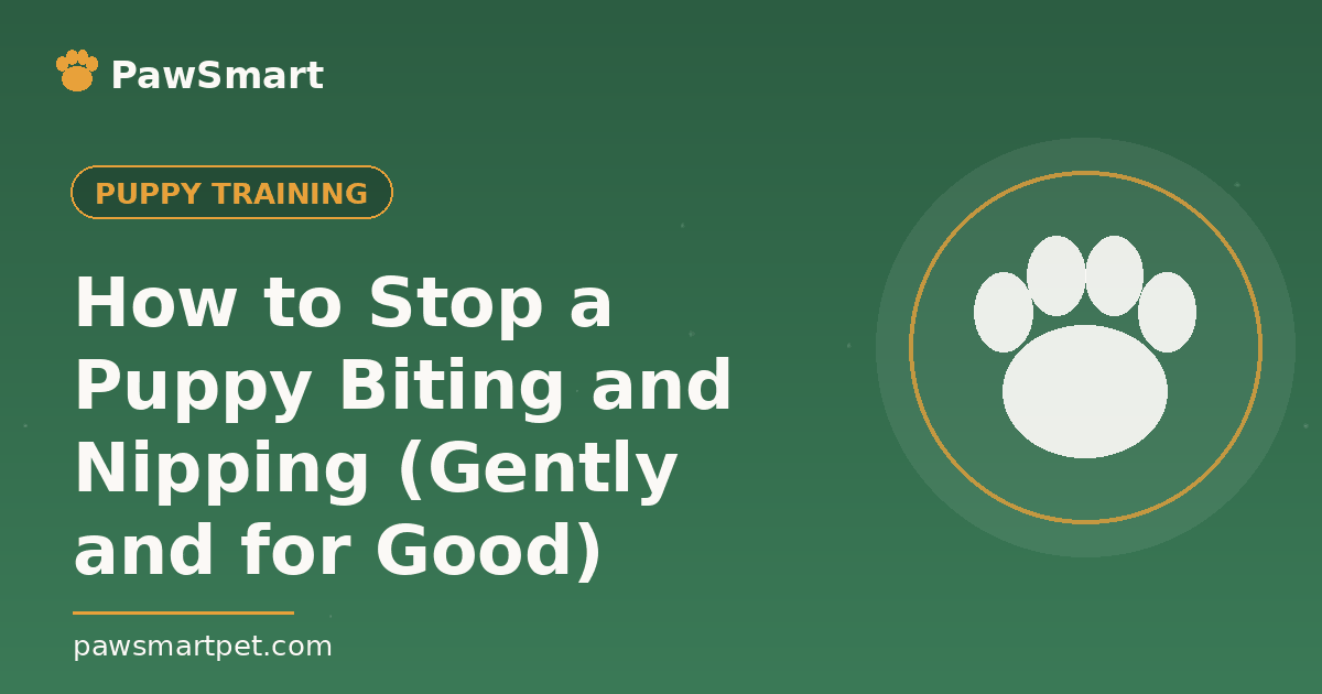 How to Stop a Puppy Biting and Nipping (Gently and for Good) — illustrated PawSmart guide