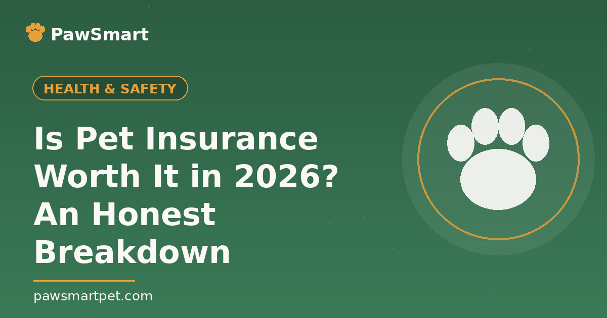 Is Pet Insurance Worth It in 2026? An Honest Breakdown — illustrated PawSmart guide